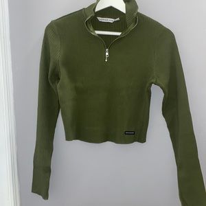 Calvin Klein long sleeve green shirt